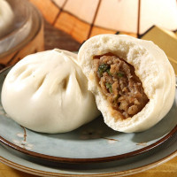 Pan chino relleno de carne